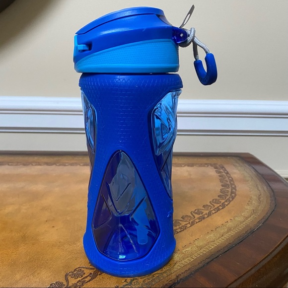 ZULU Torque 16 Fluid Ounce Blue Plastic Water Bottle with Straw Lid NEW - Picture 2 of 7